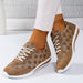Women Sneakers 2024 Spring Autumn Fashion Outdoor Versatile Sneakers Women Casual Comfortable Lace Up Walking Shoes for Women - IFINDALL