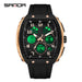 Men Sports Digital Wrist Watches For Male Clock Dual Display Man Tonneau Watches Chronograph Luminous Silicone Band Dropship - IFINDALL