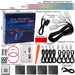 Universal LED Ambient Light Car Interior Symphony FullColor Streamer RGB 64Color Hidden Acrylic Strip Decoration Atmosphere Lamp - IFINDALL