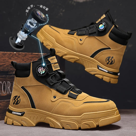 CYYTL Mens Boots Casual Winter Shoes Work Cowboy Combat Tactical Motorcycle Chelsea Ankle Leather Outdoor Designer Luxury Hiking - IFINDALL