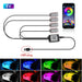 LED Car Interior Ambient Foot Strip Light New Neon Kit Accessories Backlight Remote App Music Control Auto RGB Decorative Lamps - IFINDALL