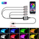 LED Car Interior Ambient Foot Strip Light New Neon Kit Accessories Backlight Remote App Music Control Auto RGB Decorative Lamps - IFINDALL