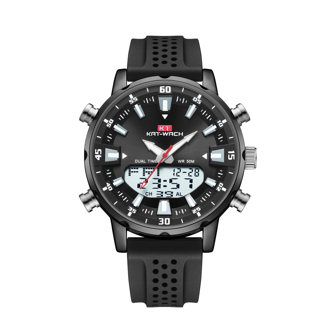 kat-wach Men's quartz watches original waterproof  high quality  automatic male timepiece black watch gifts for dad watches men - IFINDALL