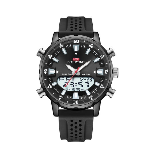 kat-wach Men's quartz watches original waterproof  high quality  automatic male timepiece black watch gifts for dad watches men - IFINDALL