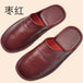 Genuine Cow Leather Slippers Homes In Indoor Slipper Spring Autumn Summer Men Women Elderly Non-slip Casual Single Slides Shoes - IFINDALL