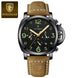 POEDAGAR Sports Military Watch For Men Waterproof Luminous Leather Man Watch Quartz High Quality Men's Sports Watches Male Reloj - IFINDALL