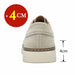 Classic Genuine Leather Casual Shoes Sneakers Man Elevator Shoes Height Increase Shoes for Men Insoles 4CM Sports Leisure Taller - IFINDALL