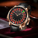 Pindu Player Gambling Series Men's Watch European Roulette Poker Game Fully Automatic Mechanical Sports Design Party Watch - IFINDALL