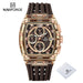 New NAVIFORCE Men's Quartz Multifunction Watches Fashion Sports Chronograph 5ATM Waterproof Silicone Band Casual Man Wrist Watch - IFINDALL
