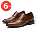 High Quality Genuine Leather Brogue Men Elevator Shoes 6CM Height Increase Oxford Men Formal Dress Shoes Business Office Wedding - IFINDALL