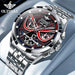 OUPINKE 3250 Luxury Hollow out Men Automatic Mechanical Watch Fashion Original Sports Deep Waterproof Luminous Men Watch Reloj - IFINDALL