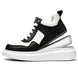 Luxury Leather Elevator Shoes Men's Sneakers Height Increasing Shoes Invisible 7CM Heighten Sports Shoes Taller Lift White Shoes - IFINDALL