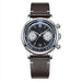 ADDIESDIVE AD2037 Men Quartz Watch Multifunctional 24 Hour Chronograph Black Dial Leather Watches  100m Dive Business Wristwatch - IFINDALL