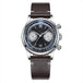 ADDIESDIVE AD2037 Men Quartz Watch Multifunctional 24 Hour Chronograph Black Dial Leather Watches  100m Dive Business Wristwatch - IFINDALL