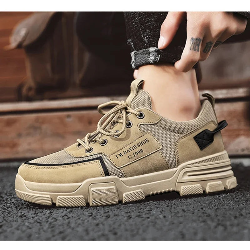 2025 New/ Trendy Men's Vulcanize Shoes, Waterproof and Non-slip Board Shoes for Outdoor Activities and Leisure Sports - IFINDALL