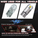 2-20 PCS T10 W5W LED Bulbs 12V Super Bright 3030 2SMD 7000K White Car Interior Dome Map Door Courtesy Dash License Plate Lights - IFINDALL