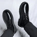 Luxury Men's Genuine Leather Business Formal Shoes British Style Men's Black Platform Lace Up Casual Shoes Zapatos De Cuero 2025 - IFINDALL