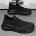 Chunky Sneaker Men Designer Sport Shoes Fashion Casual Microfiber Leather Fabric Breathable Height Increased Flat Platform Shoes - IFINDALL