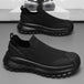 Chunky Sneaker Men Designer Sport Shoes Fashion Casual Microfiber Leather Fabric Breathable Height Increased Flat Platform Shoes - IFINDALL