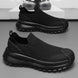 Chunky Sneaker Men Designer Sport Shoes Fashion Casual Microfiber Leather Fabric Breathable Height Increased Flat Platform Shoes - IFINDALL