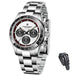 PAGANI DESIGN New Men's Quartz Watch Fashion Ceramic bezel Chronograph 100m Waterproof Men's Stainless Steel Watch - IFINDALL