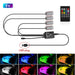 LED Car Interior Ambient Foot Strip Light New Neon Kit Accessories Backlight Remote App Music Control Auto RGB Decorative Lamps - IFINDALL