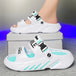 NEW Men's Massage Slippers Outdoor Sandals Beach Comfortable Soft Slides Casual Shoes Men Indoor Outdoor Slippers Big Size 39-48 - IFINDALL