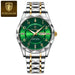 POEDAGAR Luxury Business Men's Wristwatch Stainless Steel Date Week Man Watch Waterproof Luminous Fashion Quartz Watches For Men - IFINDALL