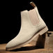 Luxury Designer New Autumn Winter Mens Pointed Suede Leather High Tops Dress Shoes For Male Formal Business Chelsea Ankle Boots - IFINDALL
