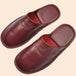 Genuine Cow Leather Slippers Homes In Indoor Slipper Spring Autumn Summer Men Women Elderly Non-slip Casual Single Slides Shoes - IFINDALL