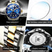 OLEVS Mens Quartz Watches Top Brand Luxury Business Waterproof Luminous Large Dial Men Wristwatches Sports Stainless Steel Watch - IFINDALL
