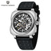 PAGANI DESIGN 42MM Skeleton Men Mechanical Watch 5ATM Waterproof Sapphire Glass Automatic Watch Square Stainless Steel Men Watch - IFINDALL