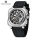PAGANI DESIGN 42MM Skeleton Men Mechanical Watch 5ATM Waterproof Sapphire Glass Automatic Watch Square Stainless Steel Men Watch - IFINDALL