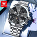 OLEVS 3675 Mens Watch Original Multifunctional Chronograph Quartz Watch Moon Phase Watches For Men Waterproof Mens Gifts Reloj - IFINDALL