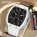 Men Sports Digital Wrist Watches For Male Clock Dual Display Man Tonneau Watches Chronograph Luminous Silicone Band Dropship - IFINDALL