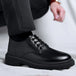Luxury Men's Genuine Leather Business Formal Shoes British Style Men's Black Platform Lace Up Casual Shoes Zapatos De Cuero 2025 - IFINDALL