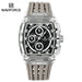 NAVIFORCE Men's Watch Quartz Chronograph Fashion Clock Waterproof Silicone Tape Watches for Man Date Display Sports Wristwatches - IFINDALL