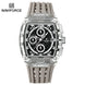 NAVIFORCE Men's Watch Quartz Chronograph Fashion Clock Waterproof Silicone Tape Watches for Man Date Display Sports Wristwatches - IFINDALL