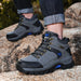 Trendy Classic Men Ankle Boots Wear Resisting Hiking Shoes Cow Suede Men Boot Comfortable Walking Sneaker For Man Tactical Shoes - IFINDALL