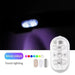 1PC LED Car Mini Touch Light USB Charging Portable Auto Ceiling Reading Night Lamp Wireless Magnetic Decoration Ambinet Light - IFINDALL