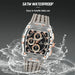 New NAVIFORCE Men's Quartz Multifunction Watches Fashion Sports Chronograph 5ATM Waterproof Silicone Band Casual Man Wrist Watch - IFINDALL