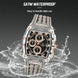 New NAVIFORCE Men's Quartz Multifunction Watches Fashion Sports Chronograph 5ATM Waterproof Silicone Band Casual Man Wrist Watch - IFINDALL