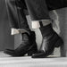 Leather Boots Men Brand British Style Comfortable Fashion Thick-Soled Wizard Ankle Boots - IFINDALL