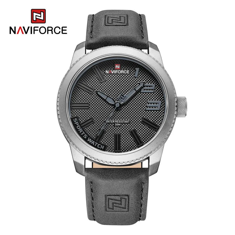 NAVIFORCE Men Wristwatch Top Brand Luxury Waterproof Watch Simple Sport Military Army Original Business Quartz Male Clock 9202 - IFINDALL