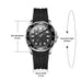TPW  Quartz Movement 41mm Rotating Bezel  Silicone Strap Watch Analog with Day Function Business Watch - IFINDALL