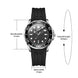 TPW  Quartz Movement 41mm Rotating Bezel  Silicone Strap Watch Analog with Day Function Business Watch - IFINDALL