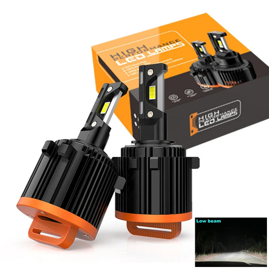 LED Car Lights Headlights H15 High Beam Canbus LED Lamps Bulbs H7 Low Beam Daytime Running Lights for Mazda Audi Golf 6 7 - IFINDALL
