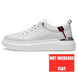 Elevator shoes for man height increase 7cm 2025 Luxury sneaker Genuine Leather Men's Hidden Heels Casual Shoe Heights Genuine Le - IFINDALL