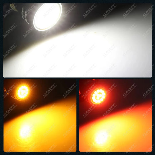 2/4/6/8/10/20 PCS P21W 1156 BA15S 1157 BAY15D LED Bulbs For Car Turn Signal Parking Brake Lights 12V 2016-15SMD White Amber Red - IFINDALL