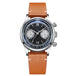ADDIESDIVE AD2037 Men Quartz Watch Multifunctional 24 Hour Chronograph Black Dial Leather Watches  100m Dive Business Wristwatch - IFINDALL